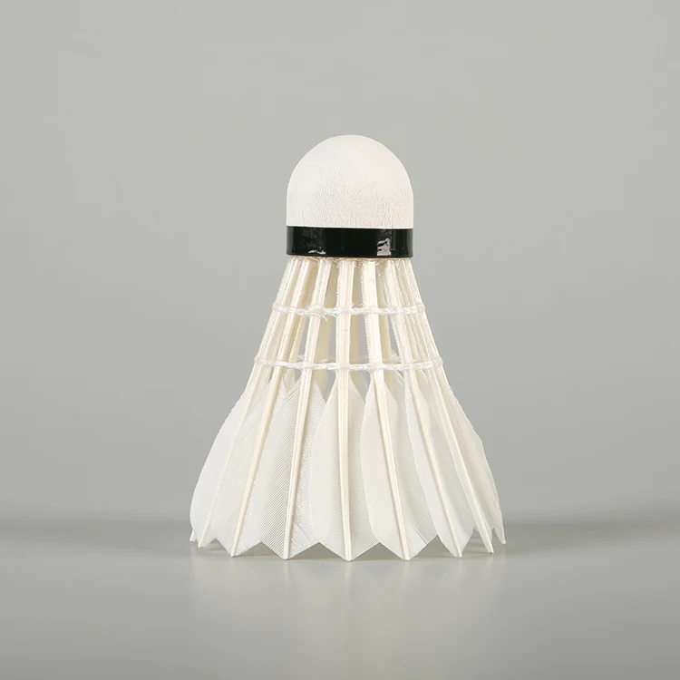 Воланты для бадминтона lingmei 90 Pro из натуральной пробки класса А гусиное перо для международного турнира