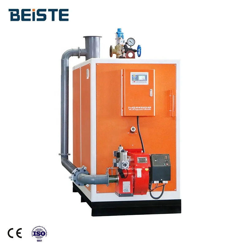 Beiste vertical gas steam boiler 1.5 ton natural gas and diesel fired steam boiler for laundry  hotel with CE ISO