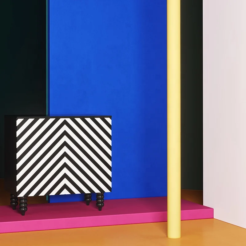 Antique Design Wood Cabinet Modern Dining Room Side Board Cabinet