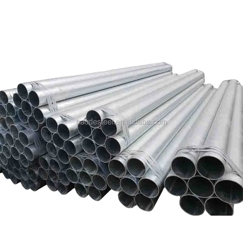 Tensile Strength Galvanized Round Steel Seamless Pipe Standard Sizes Carbon Steel Pipe