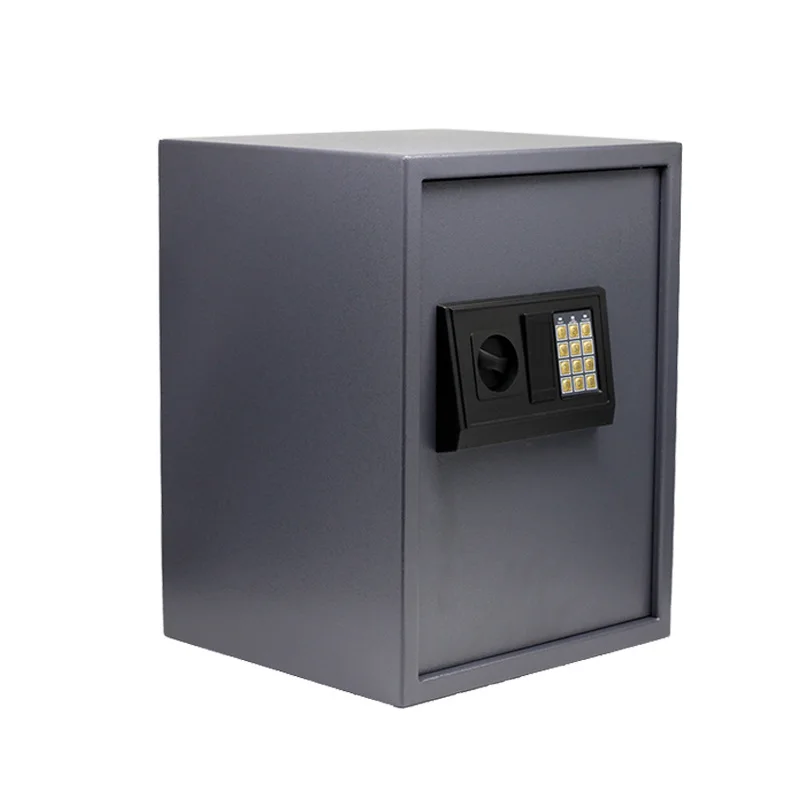 Q325 полностью стальной Сейф умный маленький огнестойкий цифровой замок сейф для денег Электронная