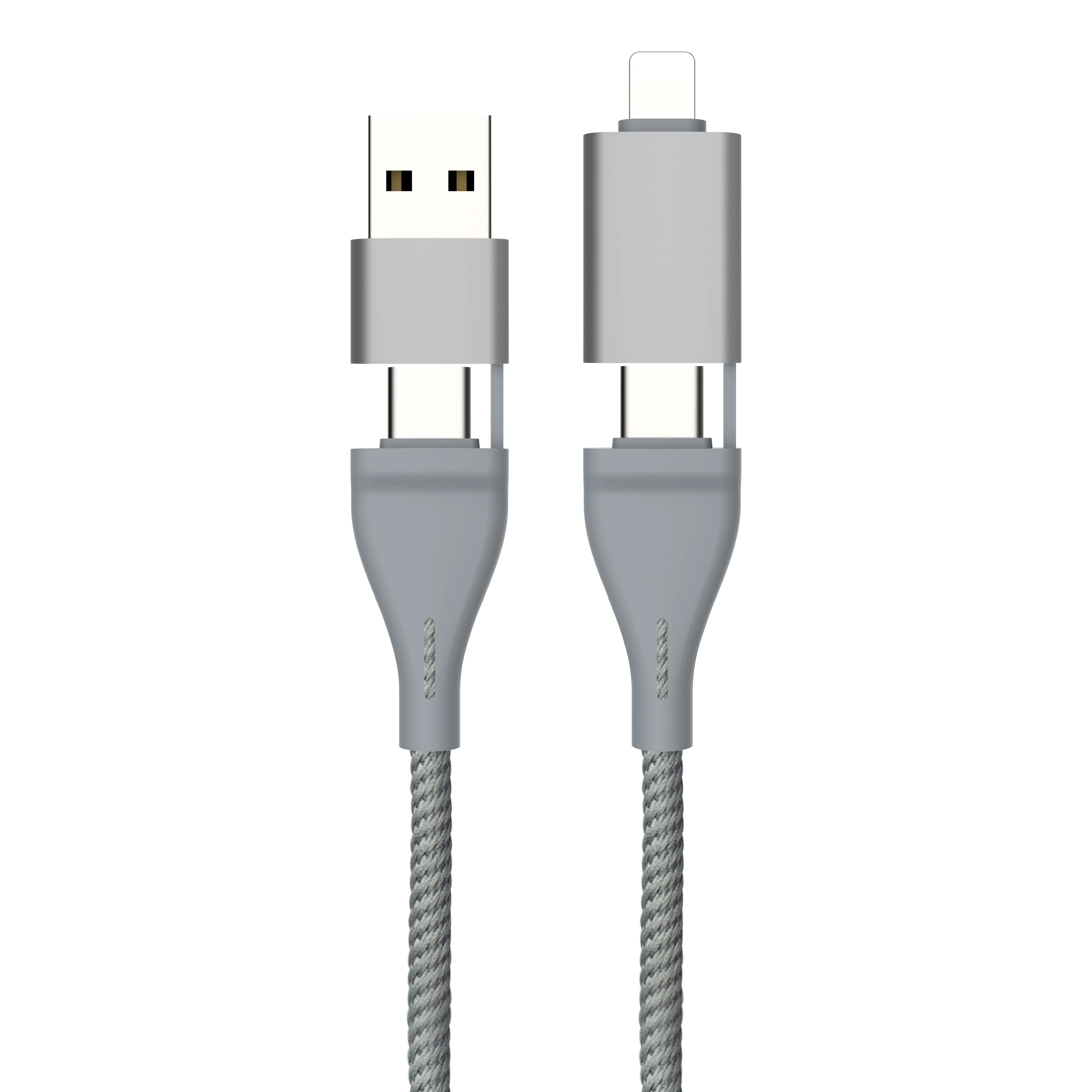 2021 новый дизайн 4 в 1 несколькими разъемами 3a 60w pd быстрое зарядное устройство для зарядки мобильного телефона аксессуары usb