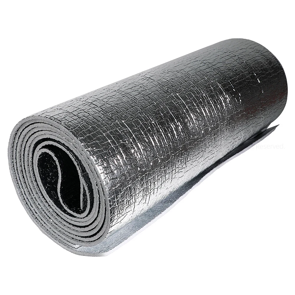 Custom Foam Custom Heat Barrier Foil Insulation Building Reflective Acoustic XPE Foam with Flap Residential Radiant