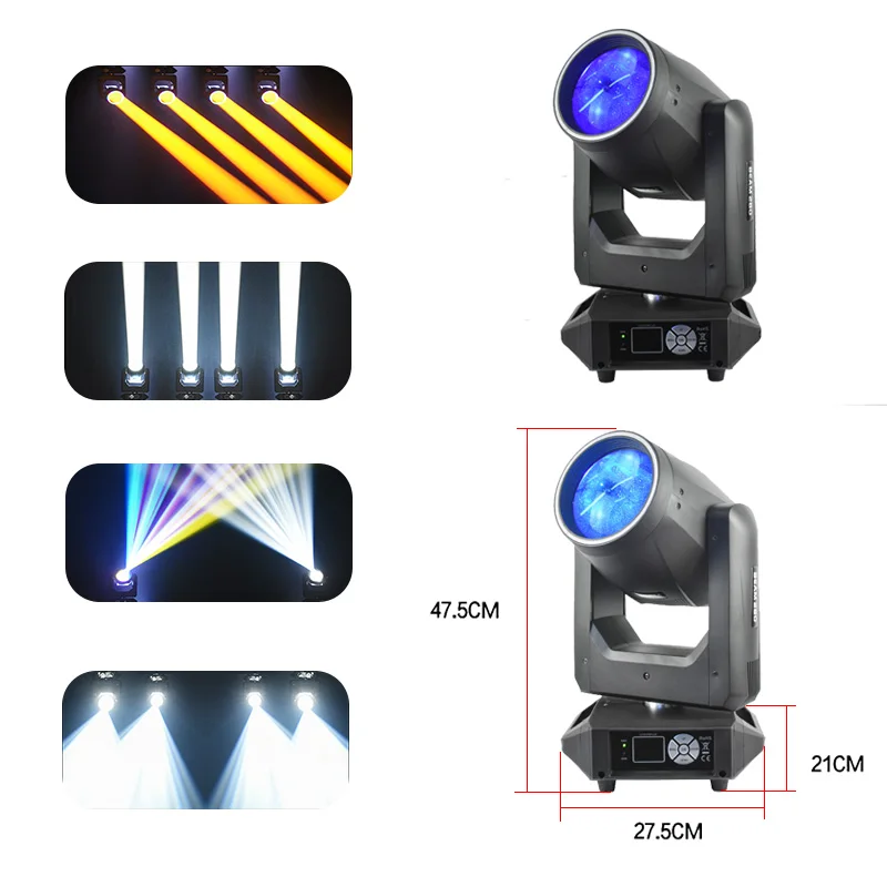 Redsun beam 295 moving head flight case stage 14r beam light dj stage light 14r moving head