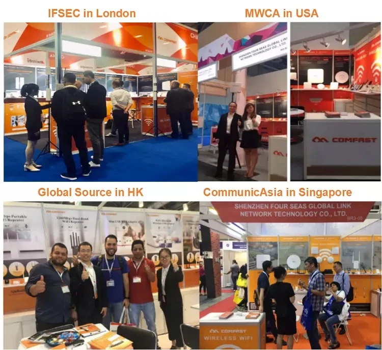 COMFAST Indoor 2.4Ghz Wireless AP CF-E320N V2 Support 65 Concurrent User 300Mbps Wifi Access Point 12