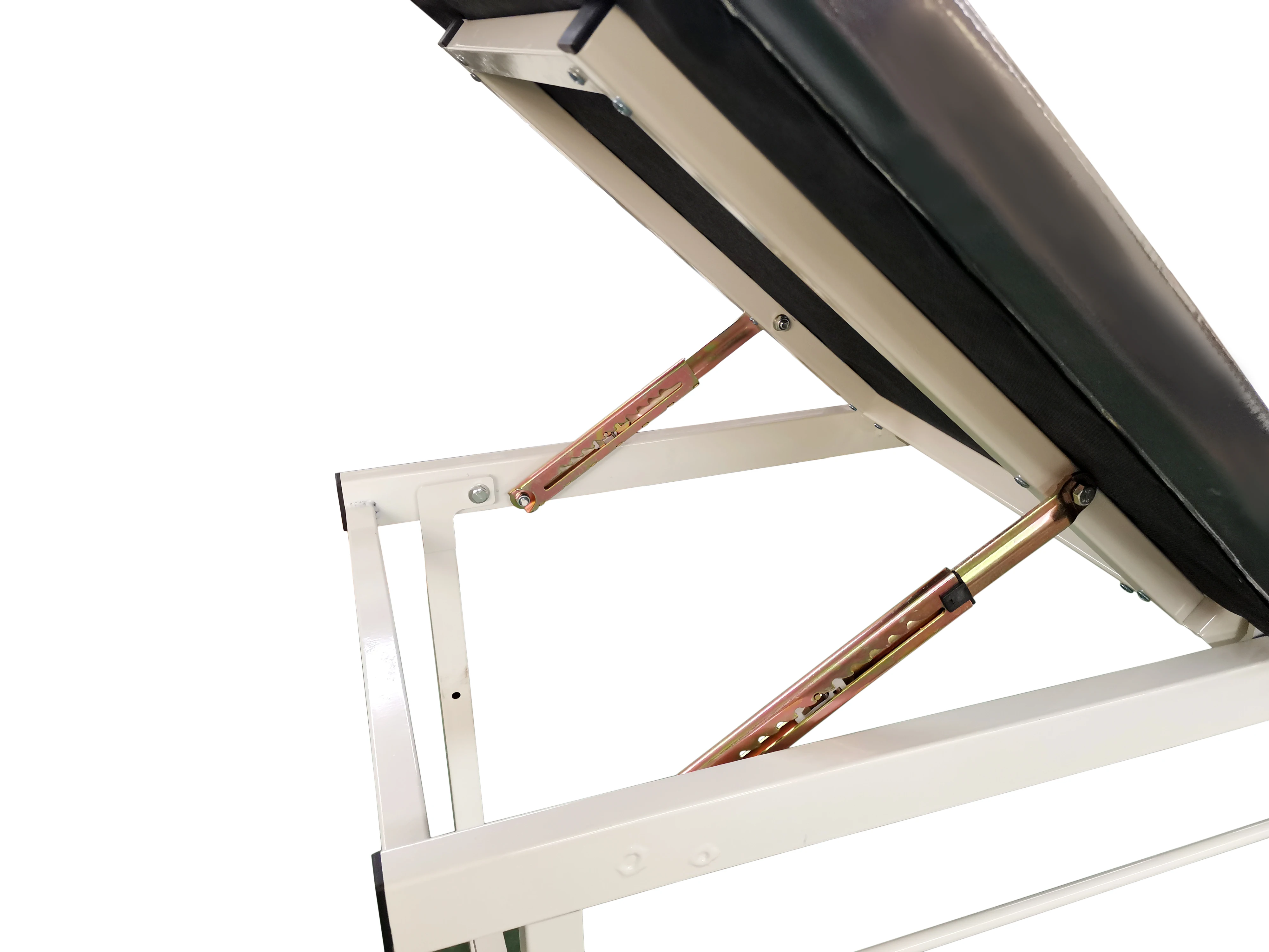 Manufacturer direct sprayed steel artificial leather cover mattress inside clinic medical examination bed price