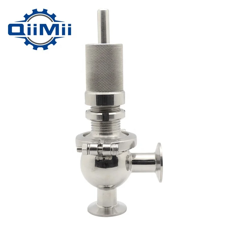 Sanitary Over Flow Valve Stainless Steel safety valve