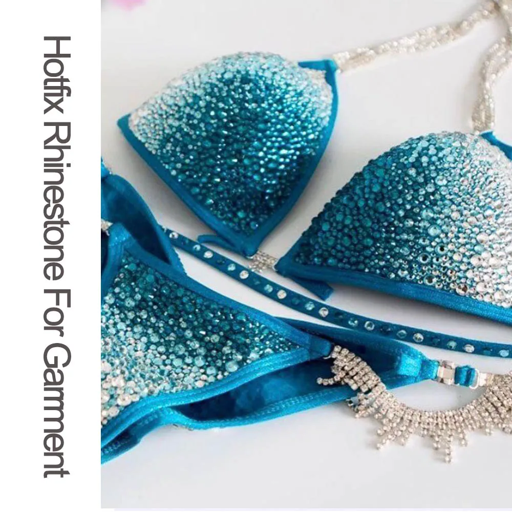 Hot Fix Rhinestone Kit Mix 6 Sizes Box Set 45 Colors Hotfix Glass Crystal  Iron on Rhinestone for Garment Clothing Shirt