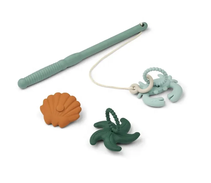 Новая 2024 игра для рыбалки в ванну мульти-микс из перечной мяты силиконовые Плавающие Игрушки ванны