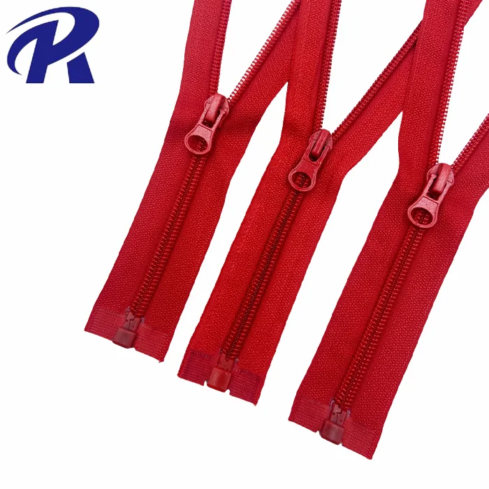 No.5 Autolock Nylon Zipper Opened End For Pants Bags back 5 long chain nylon zipper tape