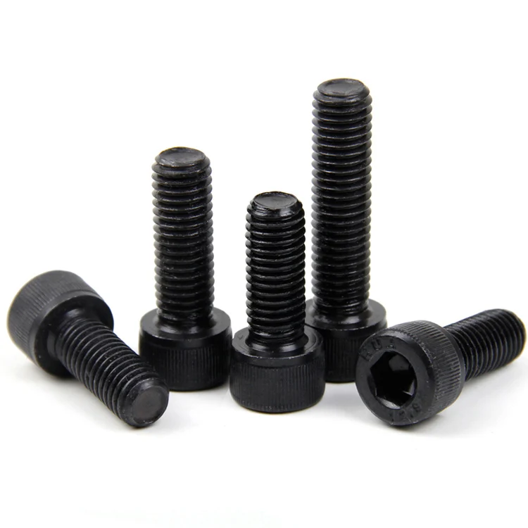 DIN 912 Black Stainless Steel SUS316 Environmentally Friendly Black Zinc Coarse Thread Hexalobular socket head hex screws