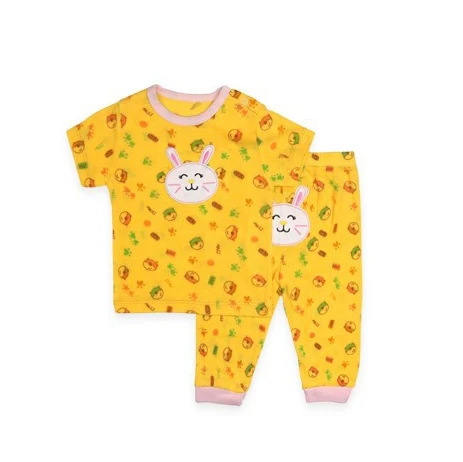 Custom Spring Clothing Set Baby Clothes Baby Boy Girl 2 Pieces Cotton Long Sleeves Soft New Born Cheap Price 2024 Baby Pajamas