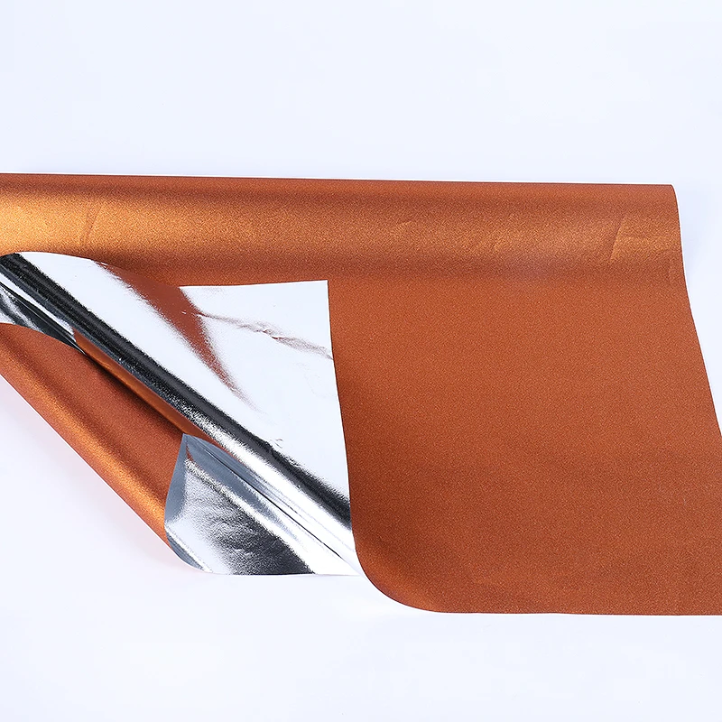 colorful embossed holographic FILM wrapping paper for flowers Glitter Film