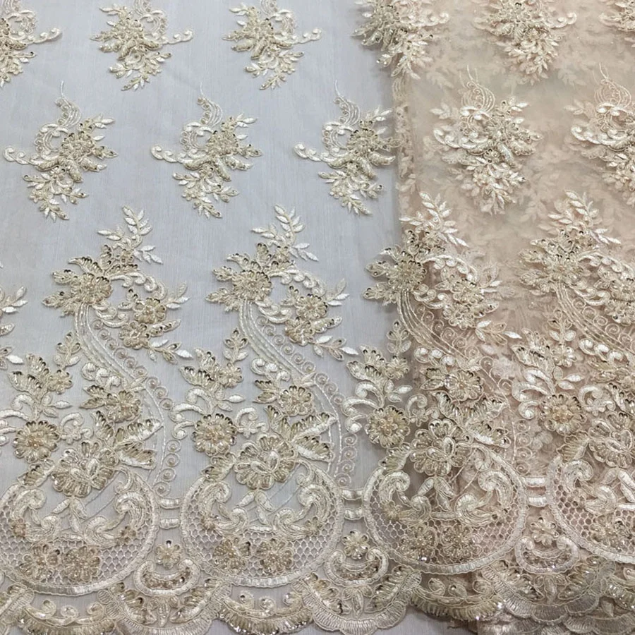 high quality purple beaded lace fabric heavy hand embroidered beaded tulle lace evening dress fabric wholesale, shaoxing fabric