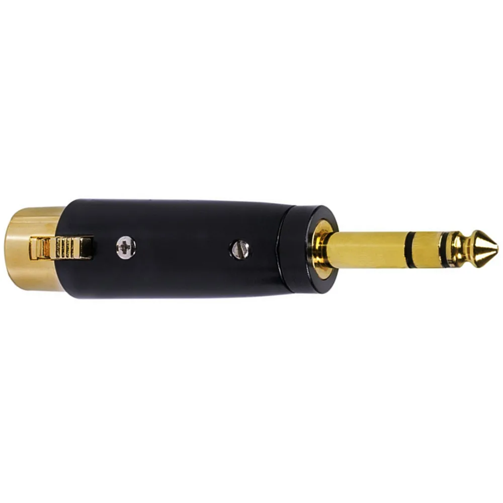 XLR Female to 1/4 Inch TRS Stereo Jack Plug Balanced Cable Adapter,6.35mm TRS Male to XLR Female