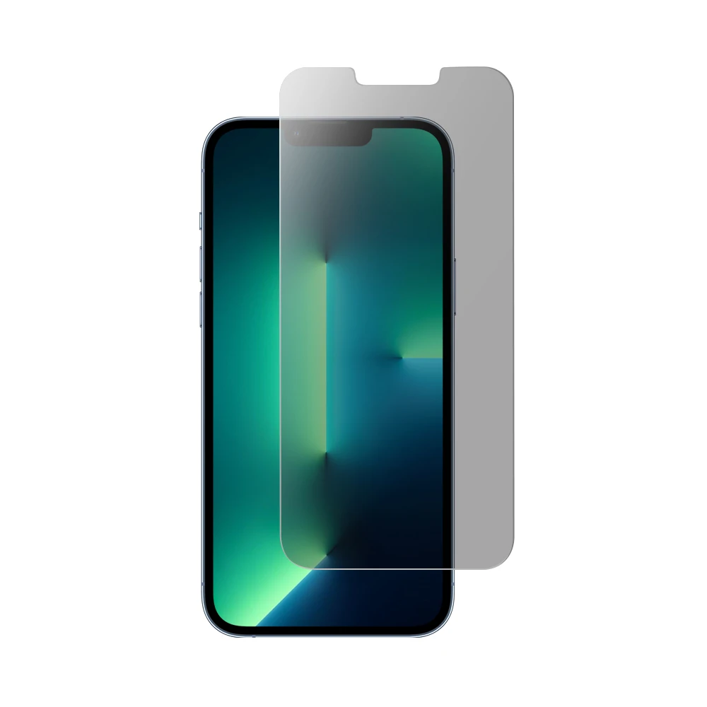 Amazon Hot Selling Custom Tempered Glass Screen Protector Privacy Phone Mirror for iPhone 13 Pro Max