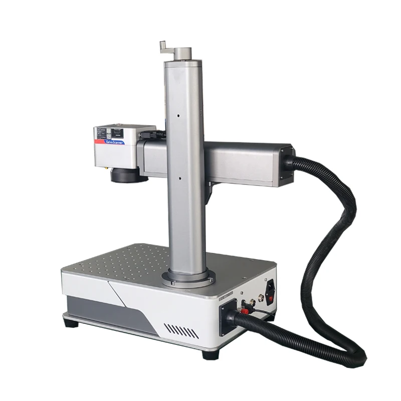 Business cards pens name plates dog tag jewelry fiber laser marking machine 20 watt