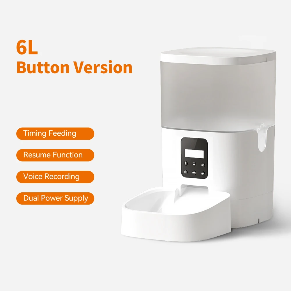 6L Pet supplies Wholesale Smart App Wifi Automatic Water Pet Bowl Smart Feeder Pet Dog Cat Automatic Feeder