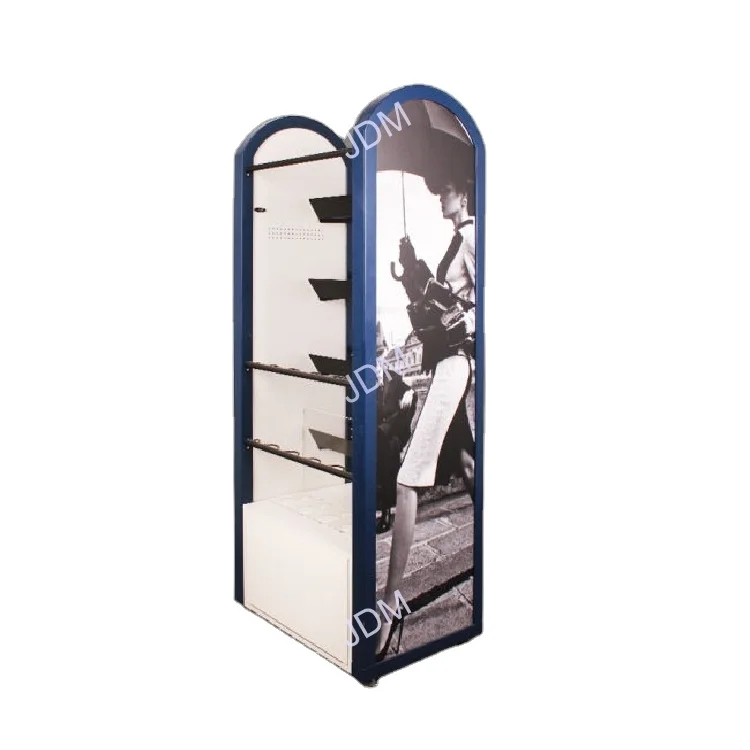 Customize Wheel Rack Supermarket Bulk Display Umbrella Metal Stands pot showing racks Shelf