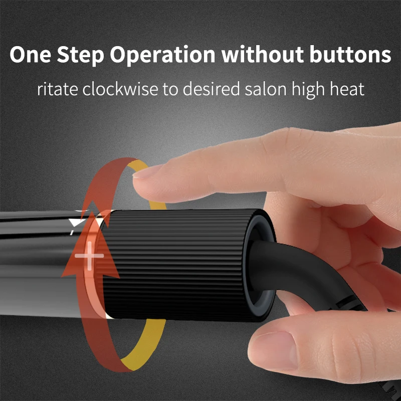 Home Use 22 mm Titanium Curling Irons LCD Ceramic Hair Curler Roller Private Label Three Barrel Curling Iron