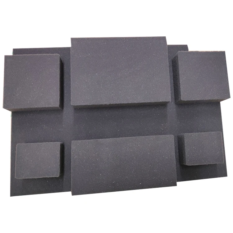 Оптовая продажа, акустическая пена высокой плотности, звукоизоляция, антишумовая акустическая губка для звукопоглощения