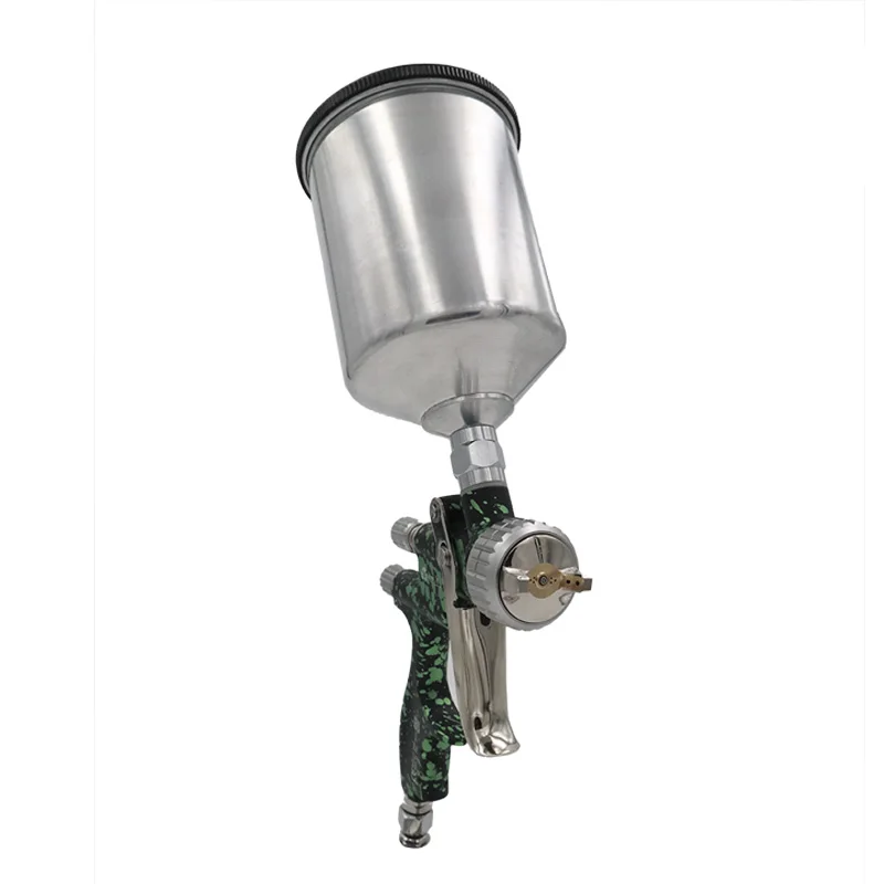 Manual Multi-functional repairable sprayable air pneumatic spray gun  painting mini with Metal Swivel Cup