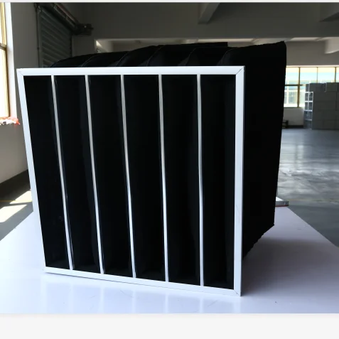 Activated carbon media Carbon Filter Material bag type air filter,Bag activated carbon air filter