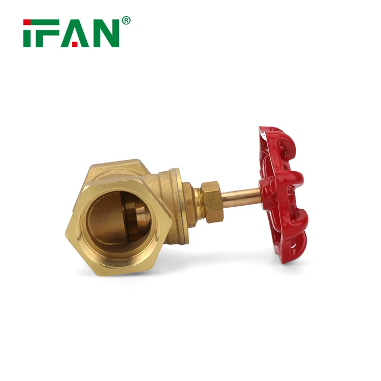 IFAN Good Price Water Control Valve 2 Inch Gate Valve Manual Control Forged Brass Gate Valve