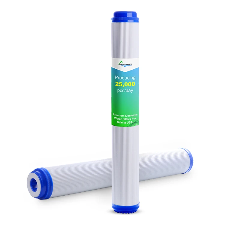 Smart NSF charcoal filter 20 x 25 coconut shell activated carbon water filter cartridge ro 20 inch filter system