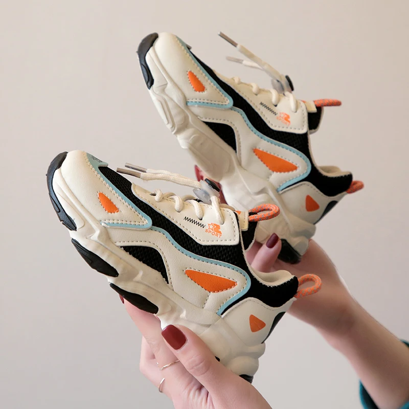  New Zapatos Breathable Mesh High Quality PU soft Phylon Outsole Children Footwear Kids Casual