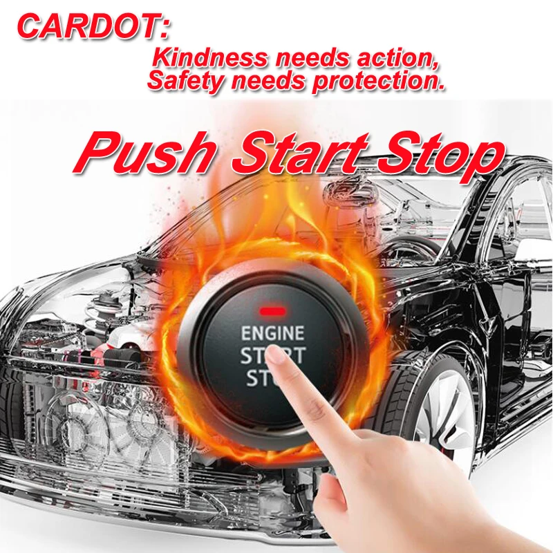  Drop Shipping Cheap Remote Engine Starter Smart Start Stop Keyless Entry Pke Car Alarm