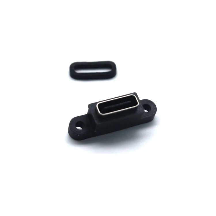 Hot sale  IP67 IP68 Rating  board usb c 16pin waterproof usb c connector panel mount 16p smt panel mount Motherboard