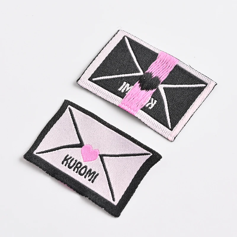 Straight Cut Garment Label Custom Personalized Woven Label Multicolor Fabric Label To Mark Your Clothes