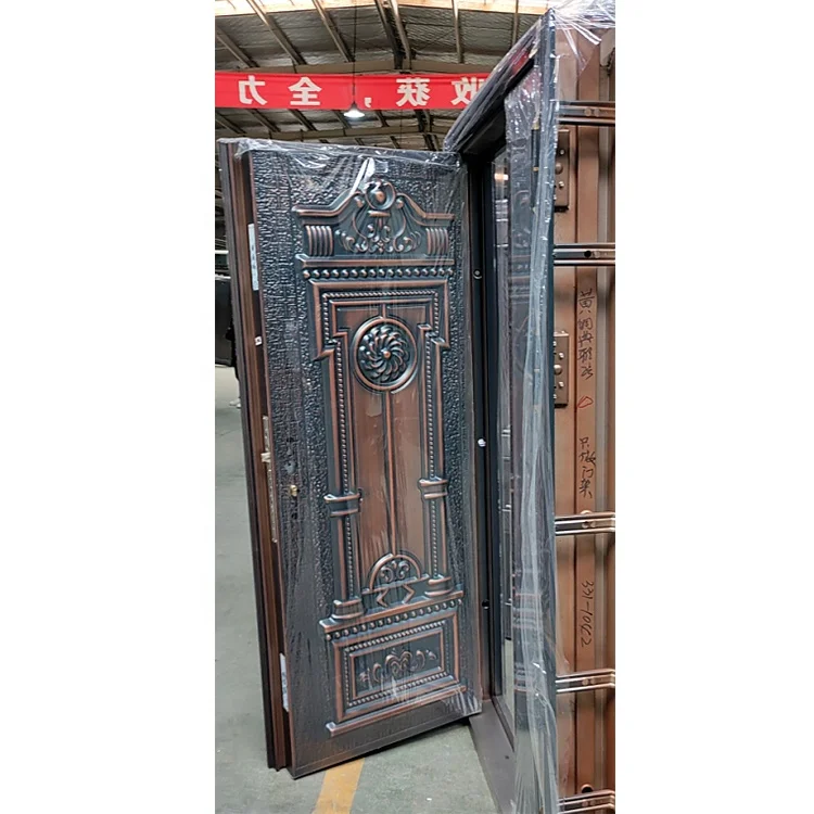 China Manufactured Wholesale Front Turkish Armored Doors Modern Lock Black Security Aluminum Door Lock With Handle For Houses
