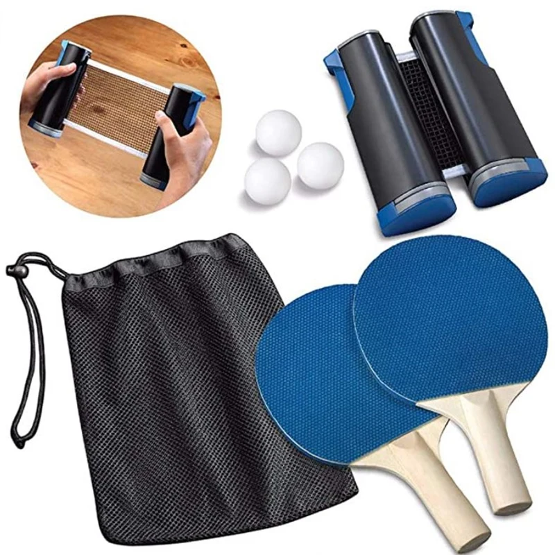 
hot-selling a set of table tennis series including 2 rackets 3 ball and flex net 
