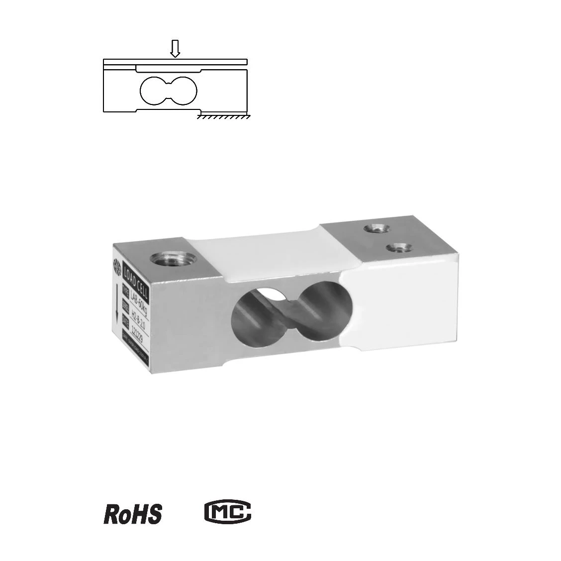 200kg Customize Pedal Strain Gage Load Cell