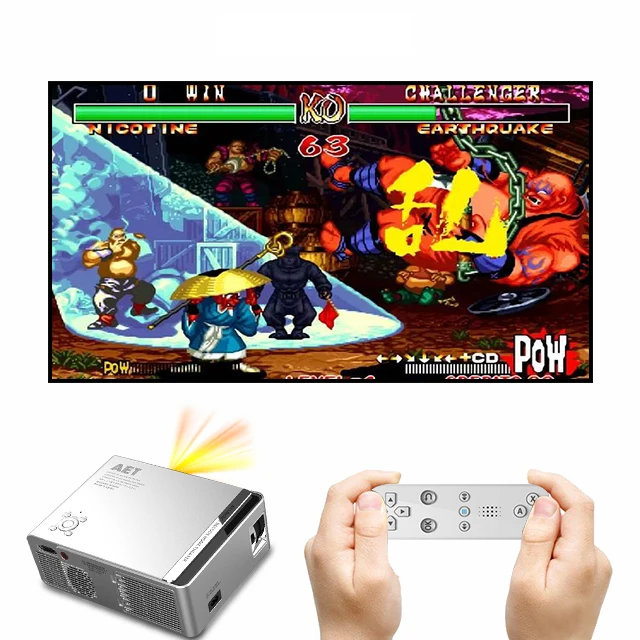 Tanix Brand Nano pro Android 9.0 hdmi projector led lamp 4k projector 2+32gb Amlogic S905W gaming projector