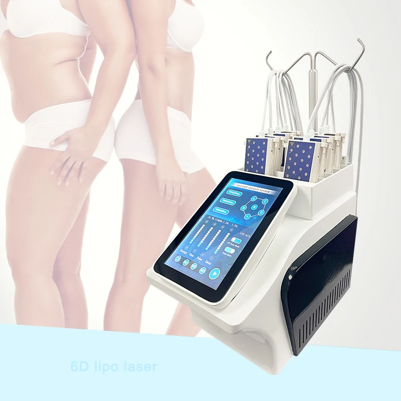Newest Topselling 6D Diode Lipo Laser Machine Fat Burning / lipolaser Body Sliming Shaping Weight loss