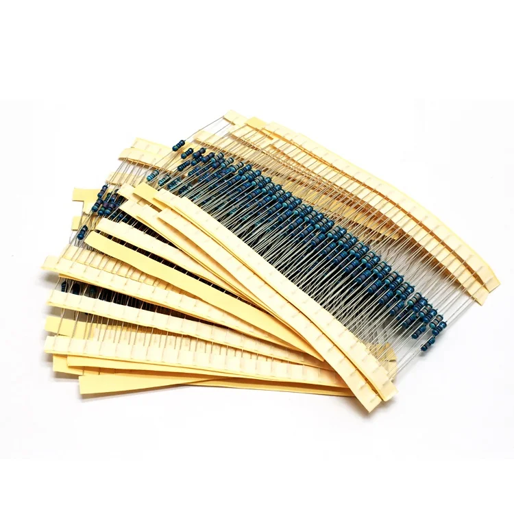 Component package 1/4W five-color ring resistor package 100 ohm-2K ohm 5%