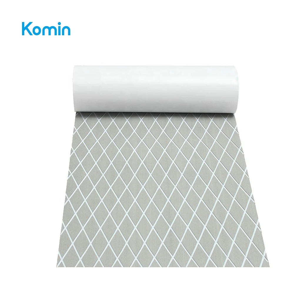 Komin Light Grey And Black Diamond Boat EVA Floor Marine Foam Decking