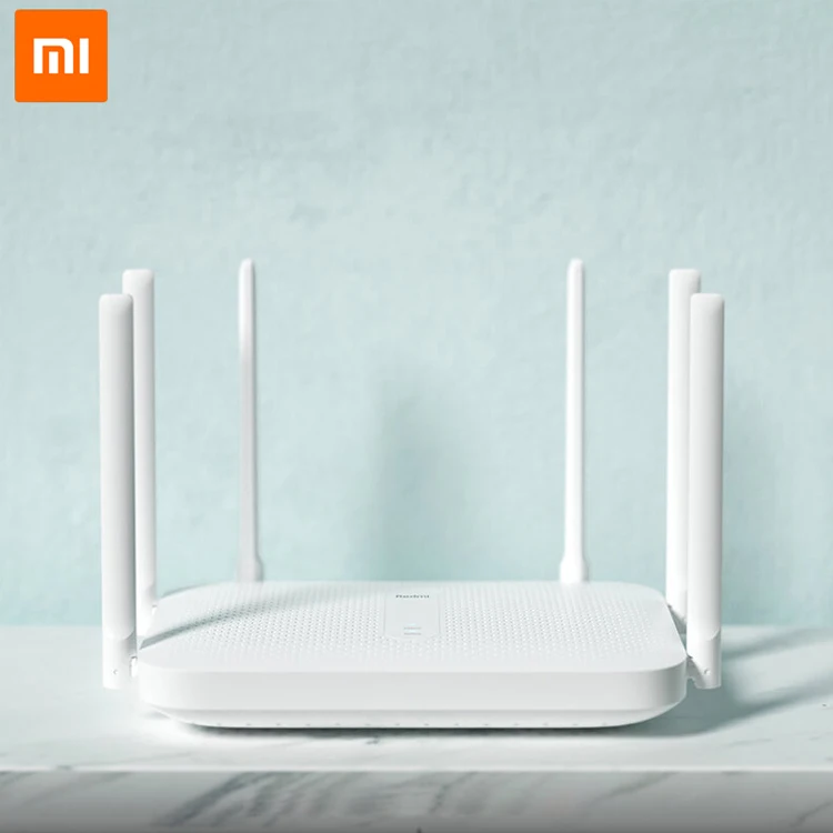 
NEW Xiaomi Redmi Router AC2100 Gigabit 2.4G 5.0GHz strengthen Dual-Band Wireless Wifi Repeater 6 High Gain Antennas Wider 