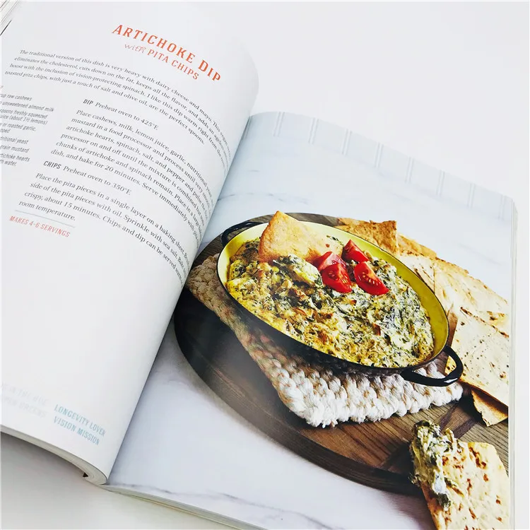 Professional custom coloring book printing softcover magazine cook book printing perfect binding booklet catalogue printing