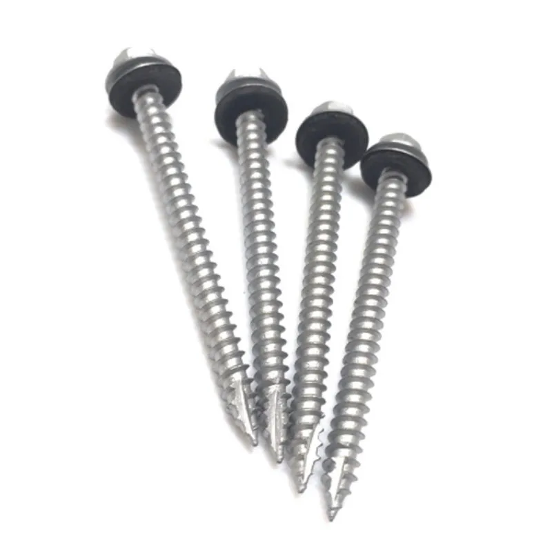 Washer Head Drilling Hexagon Socket Cap Self Tapping Screw Hex Type-17 Hex Washer Flange Head Epdm Washer Self Tapping Screw