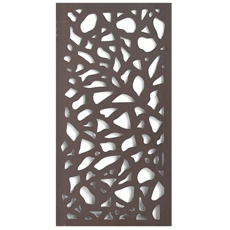 Бессвинцовый Анти-ультрафиолетовый WPC CNC наружные экраны уединения забор экран для украшения