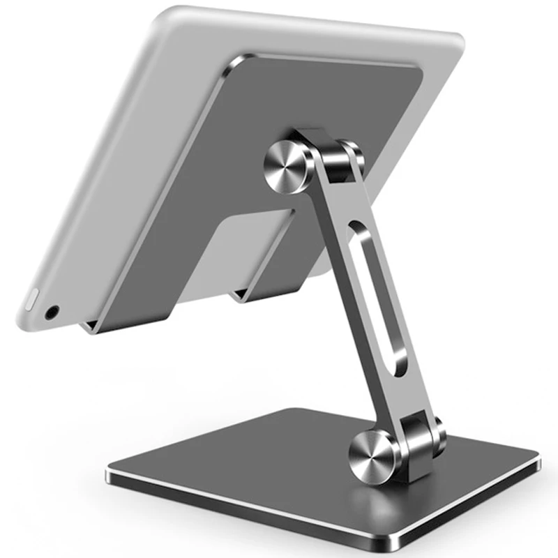 Aluminum Alloy Desk Fold Holder Stand Adjustable Desktop Tablet Holder Universal Table Cell Phone Stand For iPhone iPad Xiaomi