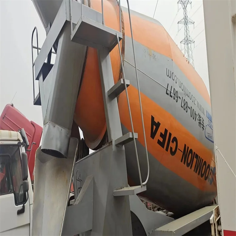used howo concrete mixer truck 6*4 371hp 375hp in low working hours cheap for sale