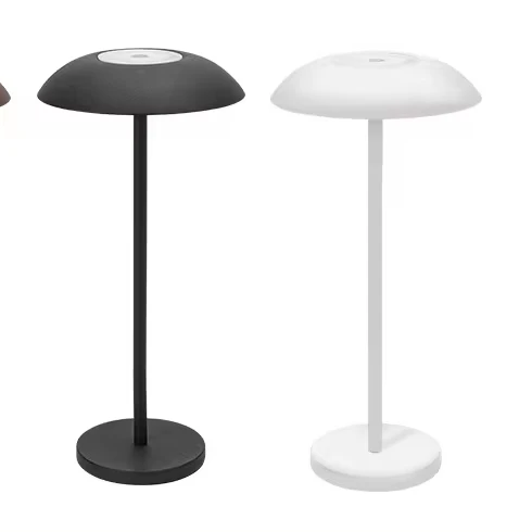 Hot selling aluminum bar cordless rechargeable table lamp modern restaurant touch dimming battery table lamp