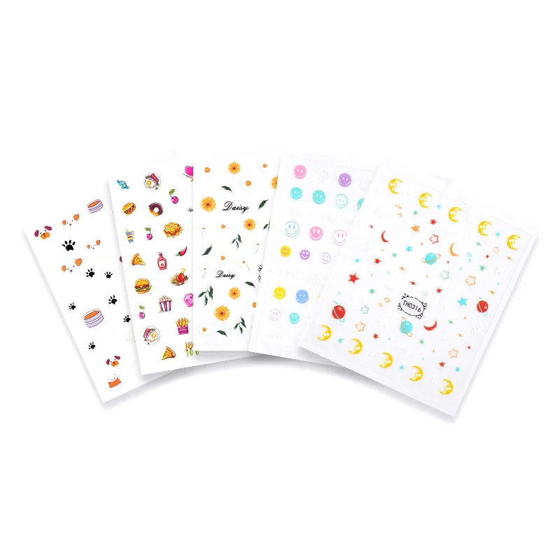 Christmas nail stickers 2021 art nail stickers art halloween 3d nail sticker