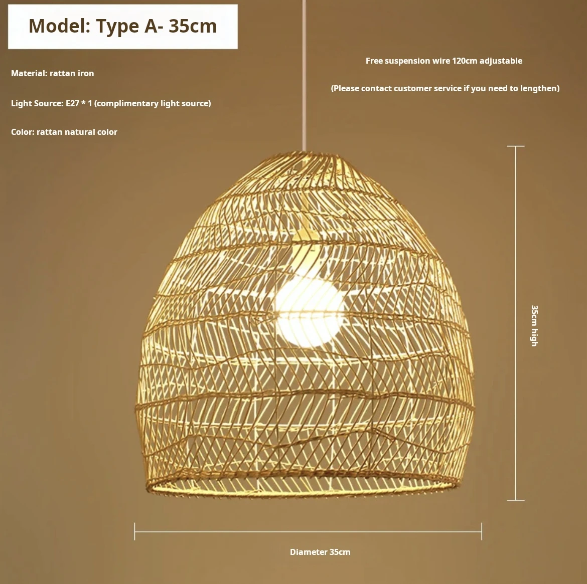 rattan handmade light lighting fixtures modern pendant hot selling Boho China reflector Pendant Lights Modern Crafts Lampshade