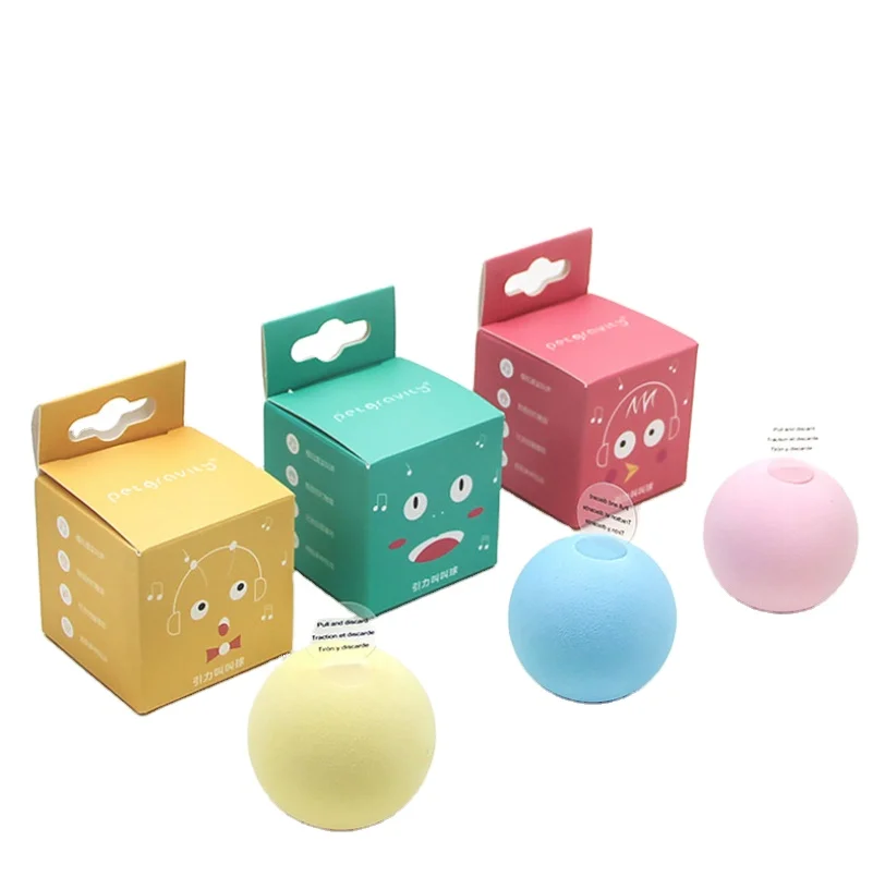 Gravity call ball cat toy simulation animal sound wool with